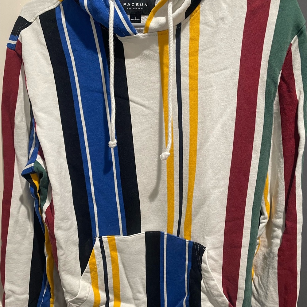 PacSun Multicolor Striped Hoodie